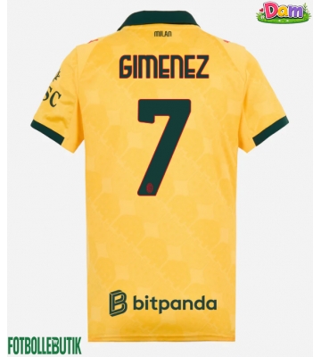 AC Milan Santiago Gimenez #7 Tredje Tröja Kvinnor 2025-26 Kortärmad